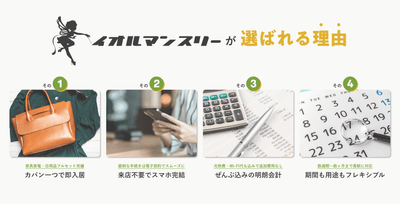 イオルマンスリーが選ばれる理由