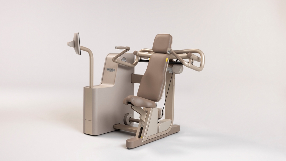Technogym Biostrength Shoulder Press Sand Stone