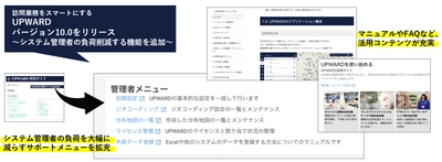 UPWARD、導入半自動化で“TIME TO USE”の短縮化を実現！ 「バージョン10」発表 ～最新版「UPWARD」で システム管理者の導入時の作業負担を50％軽減～