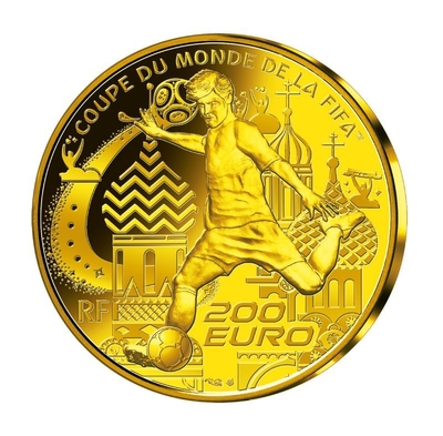 フランス200ユーロ金貨 表面