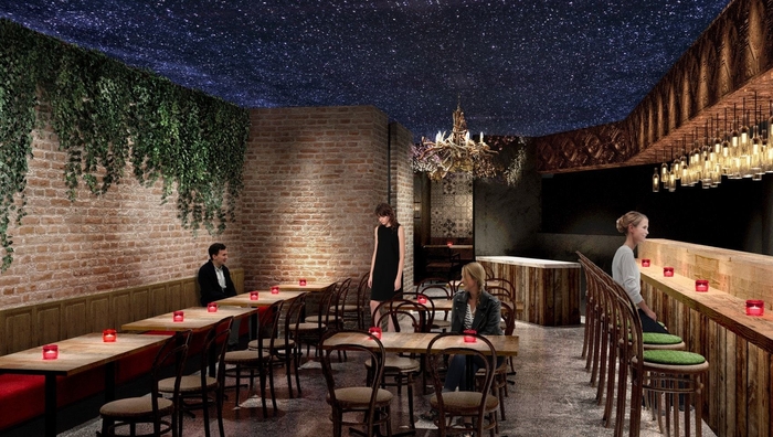 ディナー時の店内イメージ