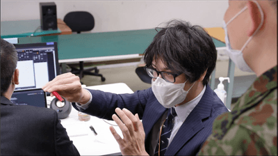 競技会中の運営の様子 その1