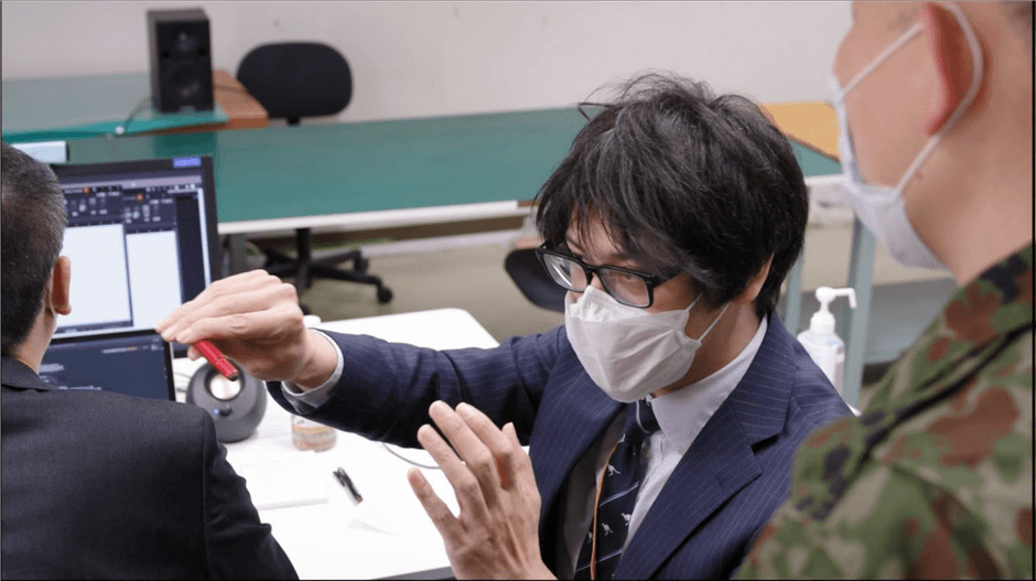 競技会中の運営の様子 その1