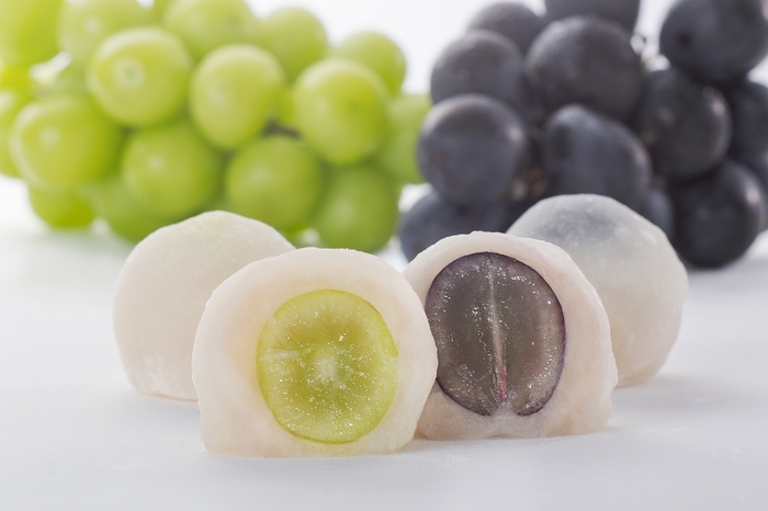 ナガノパープル・シャインマスカット大福