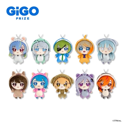 ななしいんくぬいぐるみマスコット　～Good　night、Fluffy　girls～　～GiGO限定～　全10種