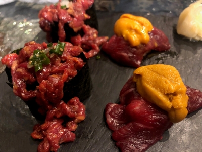 馬肉寿司