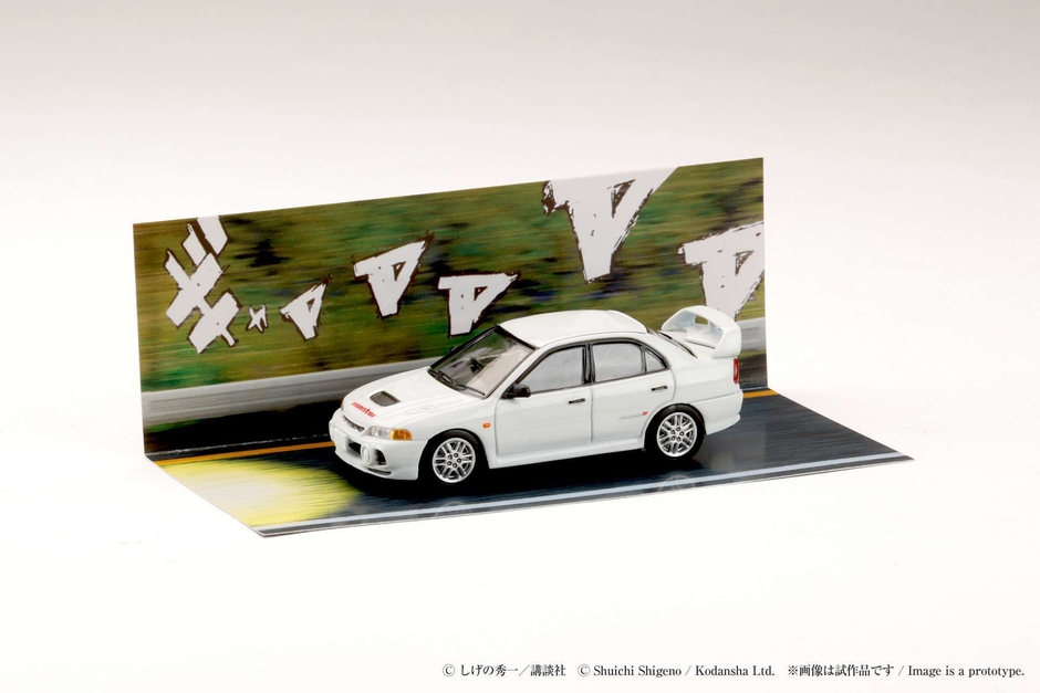 1/64 Mitsubishi Lancer RS Evolution IV / 頭文字D 岩城 清次 VS 藤原 拓海 4