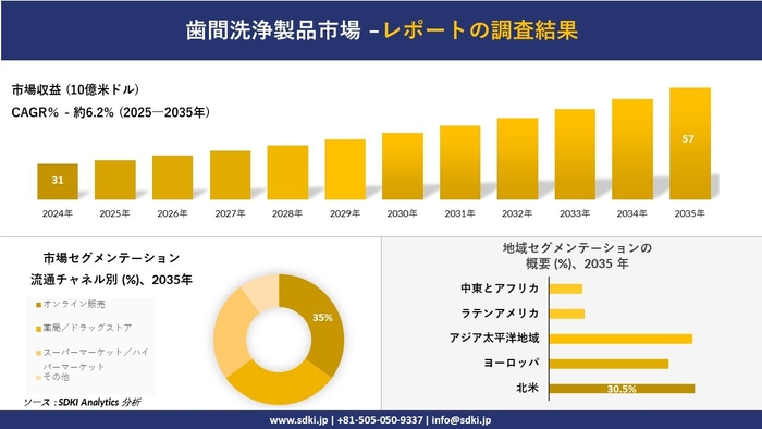 歯間洗浄製品市場レポート概要
