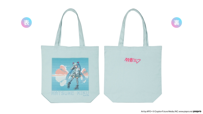 初音ミク トートバッグ Art by APO+