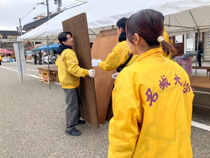 大市の準備