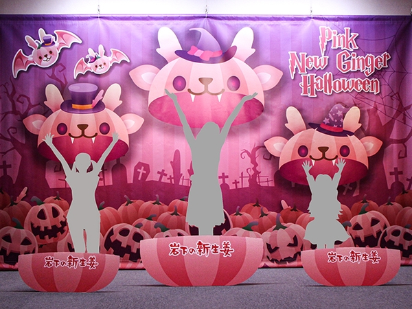 「イワシカカボチャのトリックアート」撮影イメージ