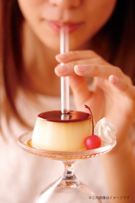 飲むとプリン　イメージ画像