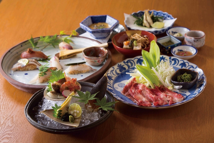 きめ細やかな仕込みがほどこされた くずし之助　季節のコース