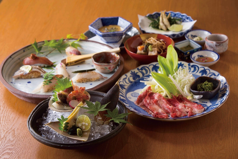 きめ細やかな仕込みがほどこされた くずし之助　季節のコース