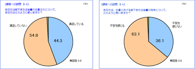 仕事ぶりと将来の不安