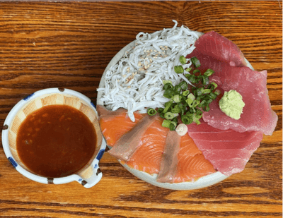 サクラマス3種丼