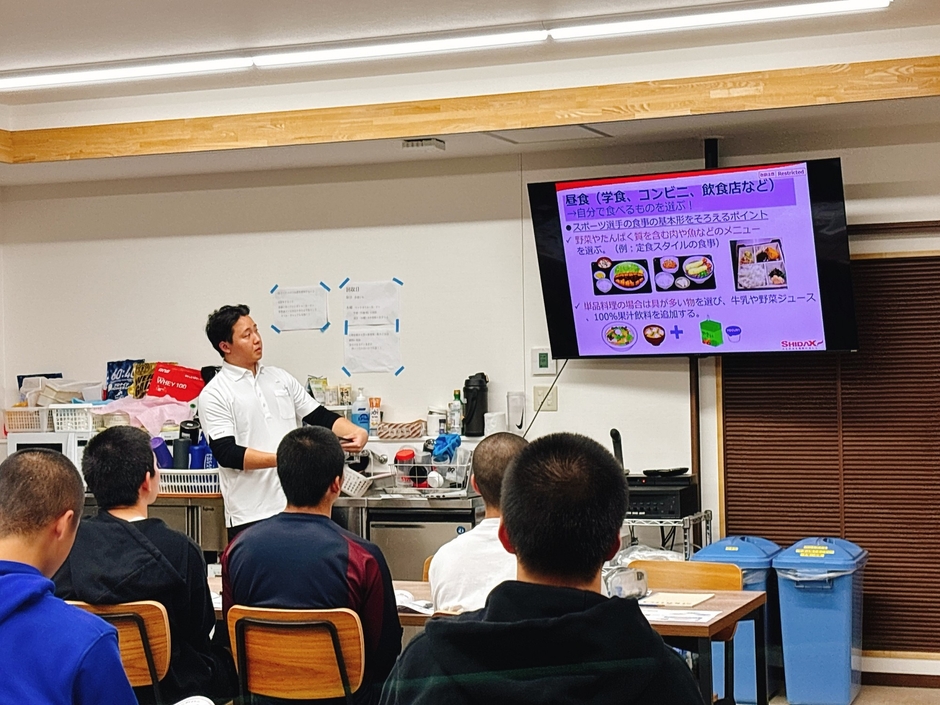 生徒寮食堂の店長によるセミナー