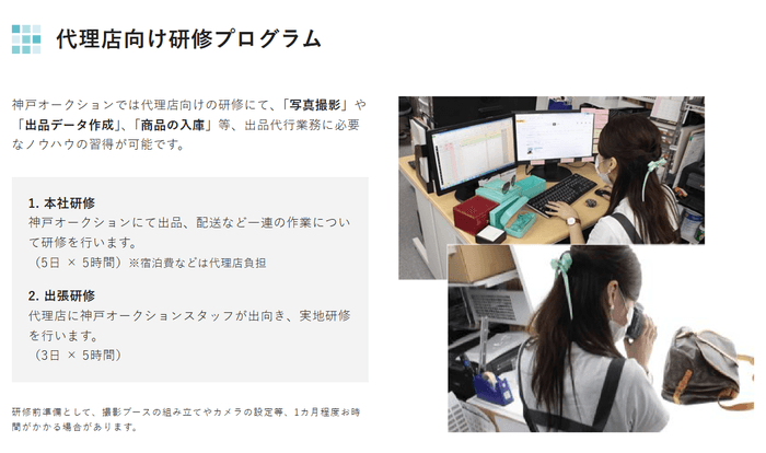 代理店研修について