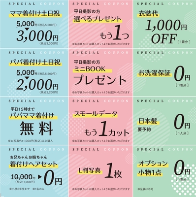 4月特別クーポン