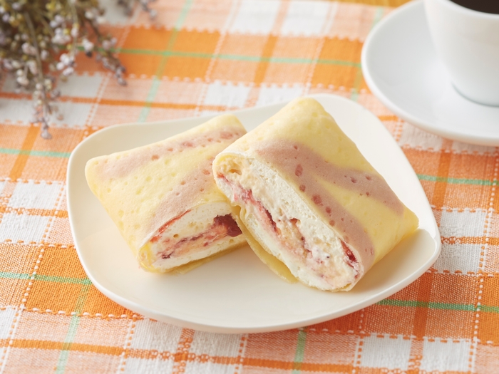 八天堂監修 ~しあわせクレープ~苺&カスタード~ イメージ画像