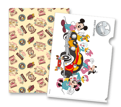 ディズニーモータース オリジナルクリアファイル(イメージ)(c) Disney