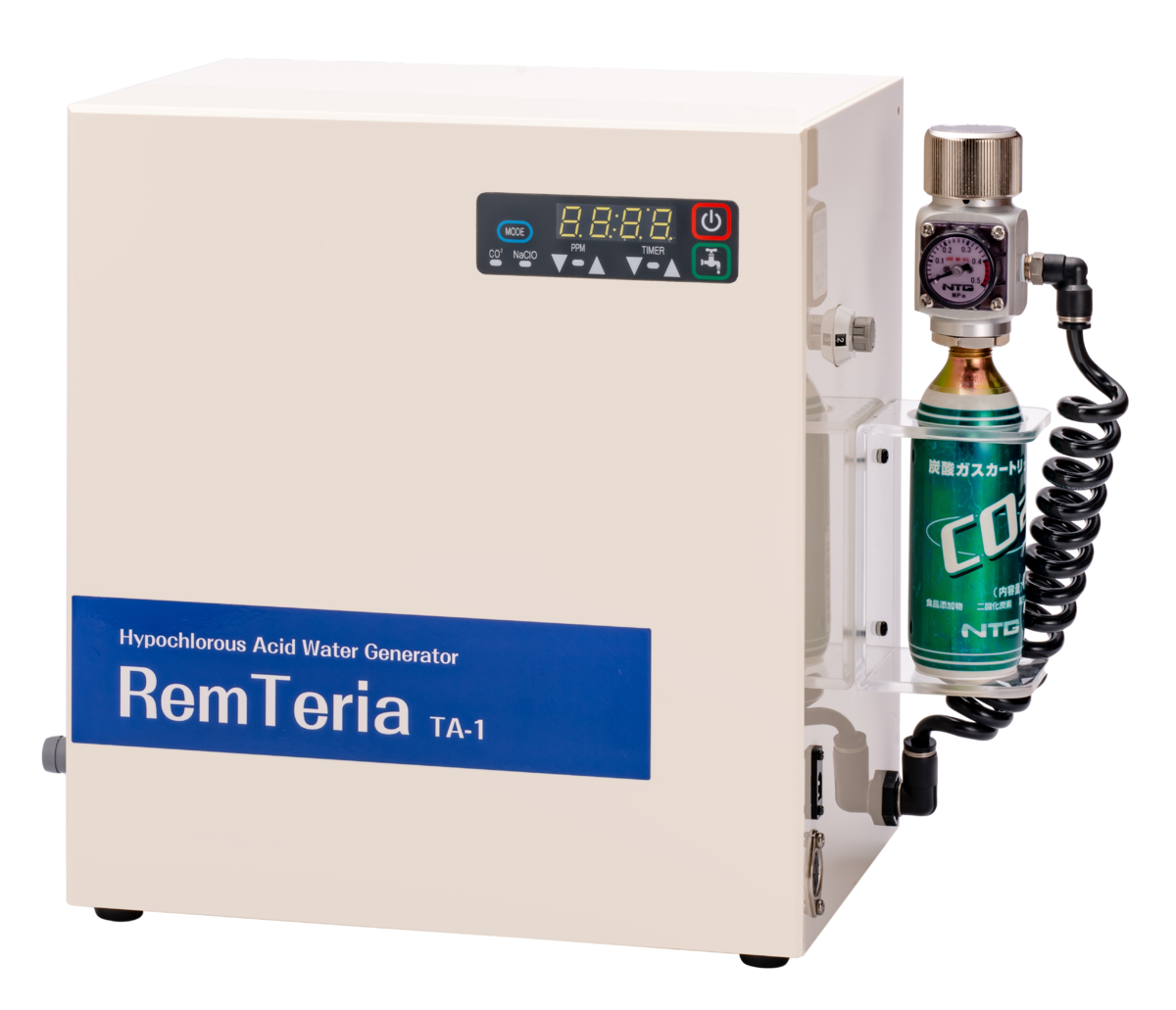 高濃度除菌水生成器「RemTeriaシリーズ：TA-1」リース開始