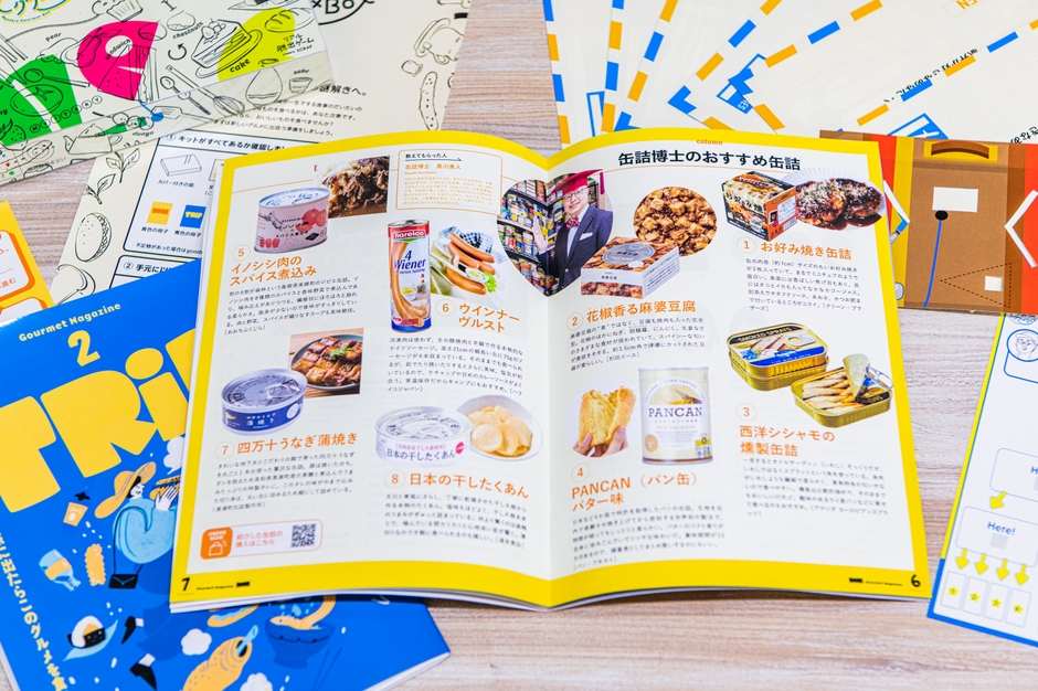 『ひみつのグルメBOX』キット