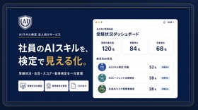 社員のAIリテラシーを可視化する「法人向けAIスキル検定」をローンチ