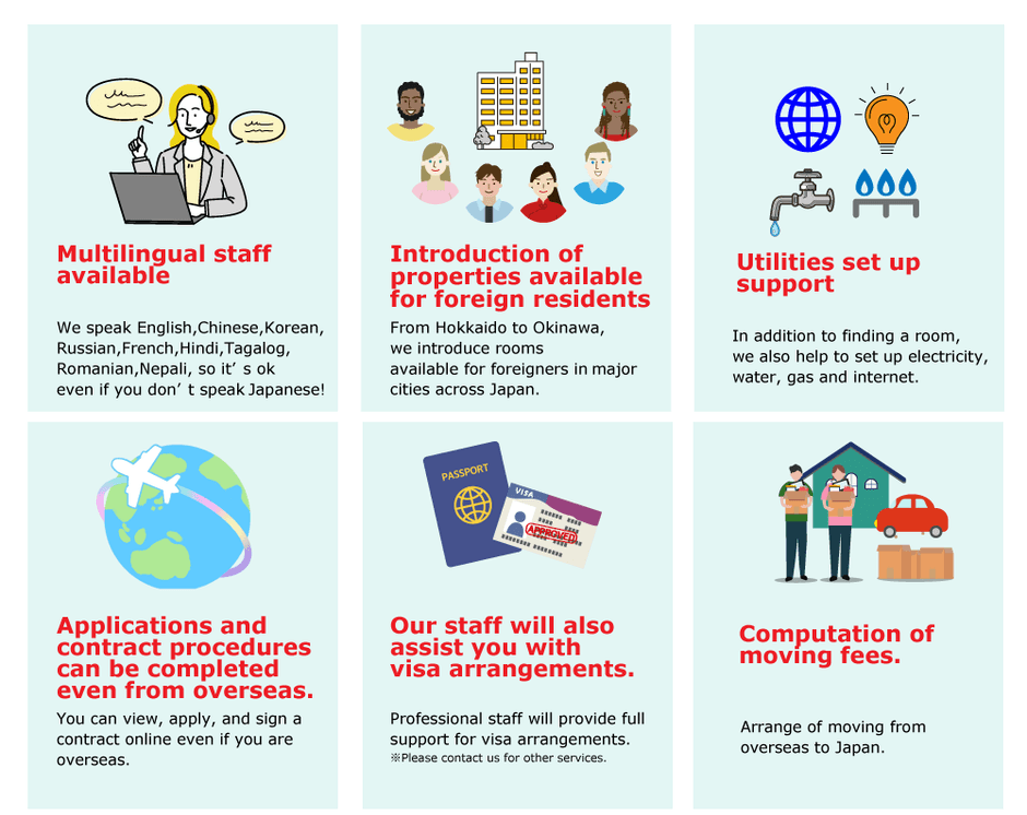 WelcomeNest Japanサービス内容(英語)