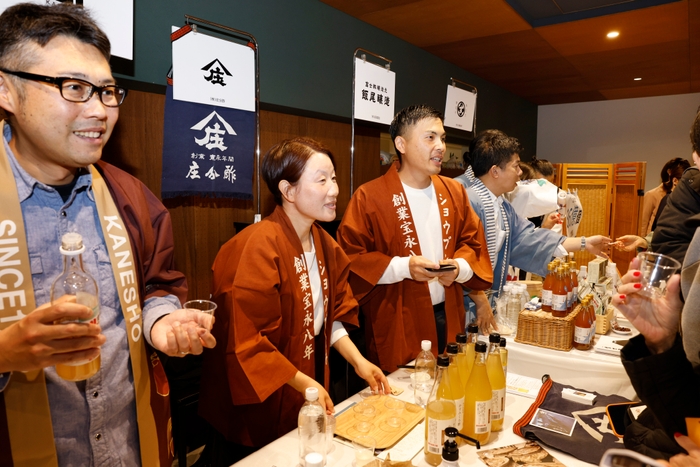 にごり酢まつり　開催中の様子