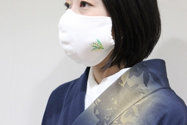 “きもの”職人応援プロジェクト第一弾！ 「きものに似合うマスク」の受注販売をスタート