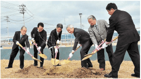 前回植樹の様子(2022年3月5日 宮城県気仙沼市)