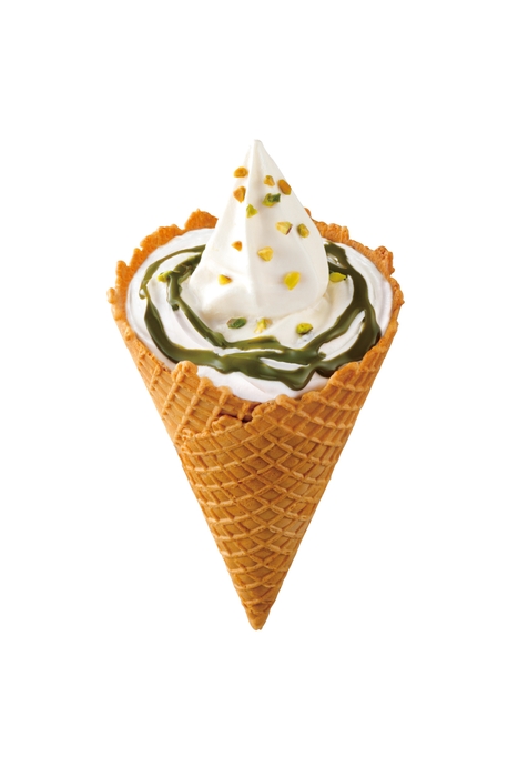 ワッフルソフトクリーム プレミアムピスタチオ 単品画像