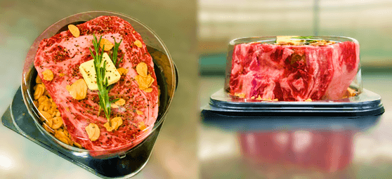 インパクト大のウルルステーキ