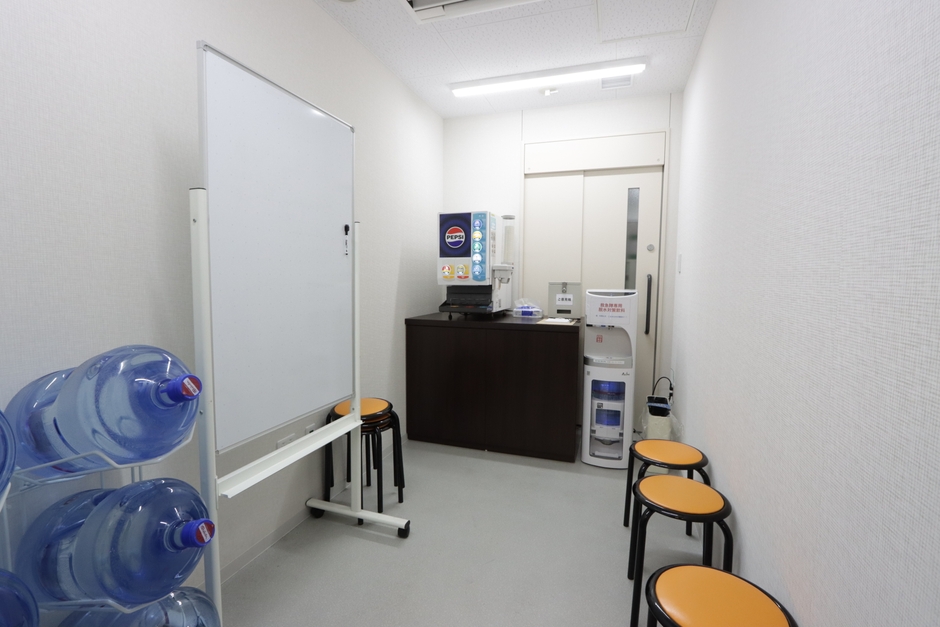 救急搬送後、隊員が一時休憩できる「リセットルーム」（医誠会国際総合病院内）
