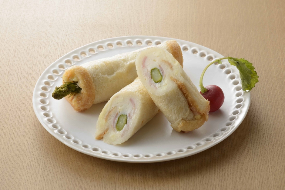 【ヤマサ宮原】アスパラとベーコンのトーストロール