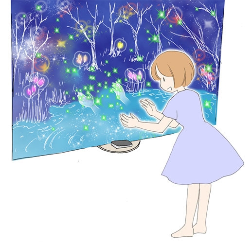 体験イメージ(3):黄金のホタルが棲むという泉へ