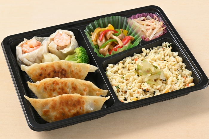糖質制限 北海道産豚肉の餃子&エビ焼売弁当