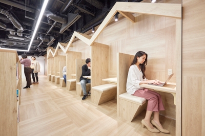 2F「Library」図書スペース・個別ブース