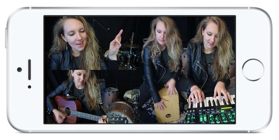 「4XCAMERA」で作成した動画イメージ