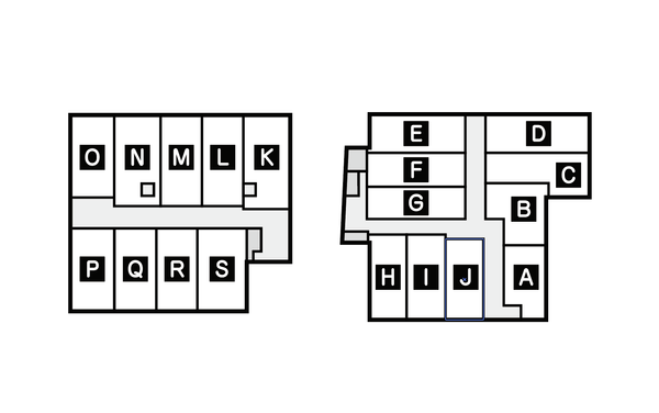 ↑ 仮フロアマップ。正式な区画、図面ではありませんのでご了承下さい。