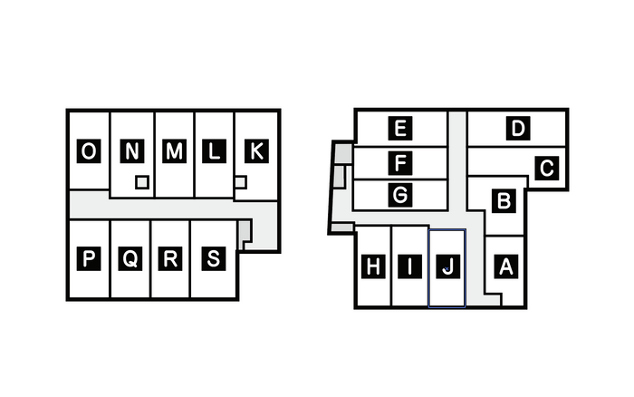 ↑ 仮フロアマップ。正式な区画、図面ではありませんのでご了承下さい。