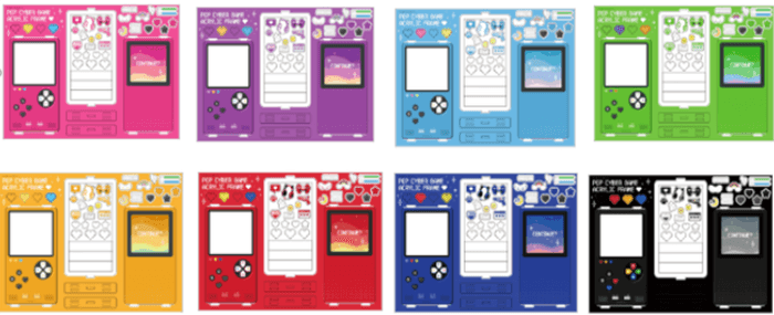 ▲ポップサイバーゲームアクリルフレーム(全8種)