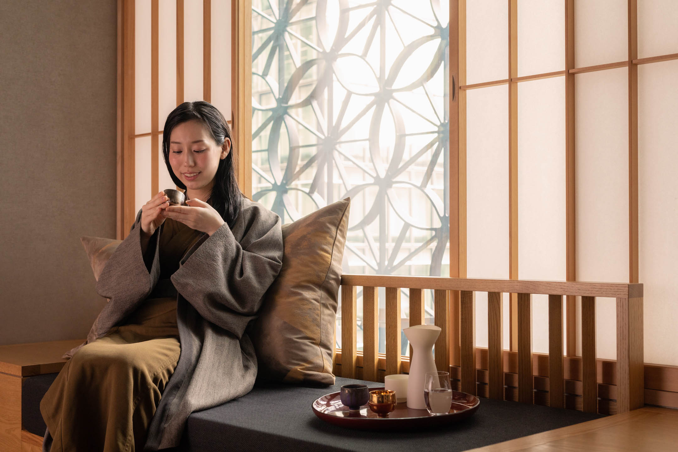 【星のや東京】江戸東京の日本酒の幅広い魅力を味わう「江戸東京・SAKE(さけ)滞在」開催|期間:2020年12月1日〜2021年2月28日