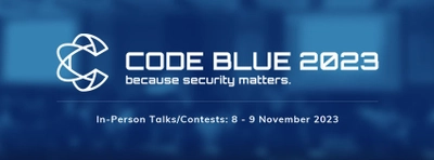 世界トップクラスの専門家によるサイバーセキュリティ国際会議 『CODE BLUE 2023』、2日間のタイムテーブルを発表　 ～今年は脆弱性に関する研究テーマが多数、サイバーセキュリティを 医療や法律、政策の観点から考察する講演も～