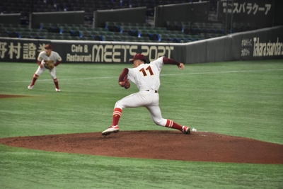 9回完投1失点の松本投手