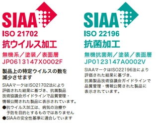 老舗のフローリングメーカー イクタの大人気シリーズ 「エアー・ウォッシュ・フローリング」が「SIAA」認証を取得