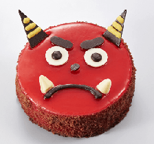 <ユーハイム>オニのケーキ