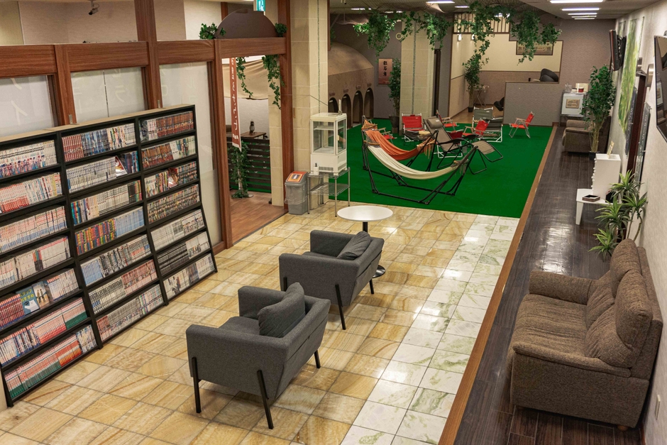 岩盤休憩エリア