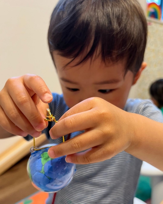 ベアトリーセンサリープレイ_地球の日のアクティビティ01